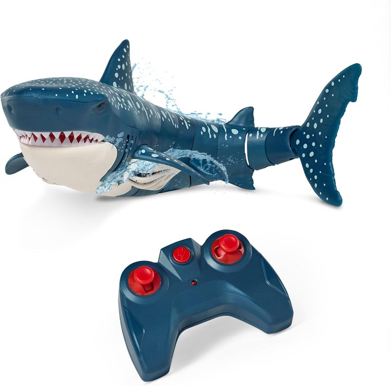 Terra - Remote Control Shark for Pool Toy – Realistic Moving RC Shark Toy for Water Play & Swimming Pools – Fun RC Pool Ocean Lake Toys for Kids – Battery-Operated Floating Toy - Image 1